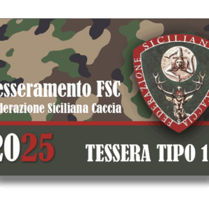 2025 Tesseramento FSC - Tipo 1