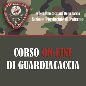 CORSO ON-LINE DI GUARDIACACCIA